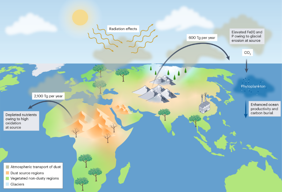 粉尘对全球碳循环与气候有何影响？我国科研团队揭示奥秘